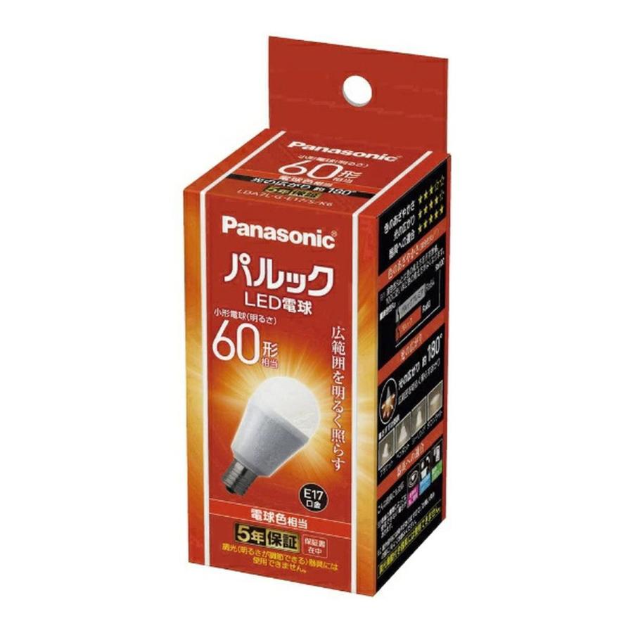 パルック - (貨物輸送無料・まとめ買い×10個仕かける)LDA7LGE17SK6 LED白熱電球 60形 小っちゃい白熱電球印字機 E17口金 広配光第一義的