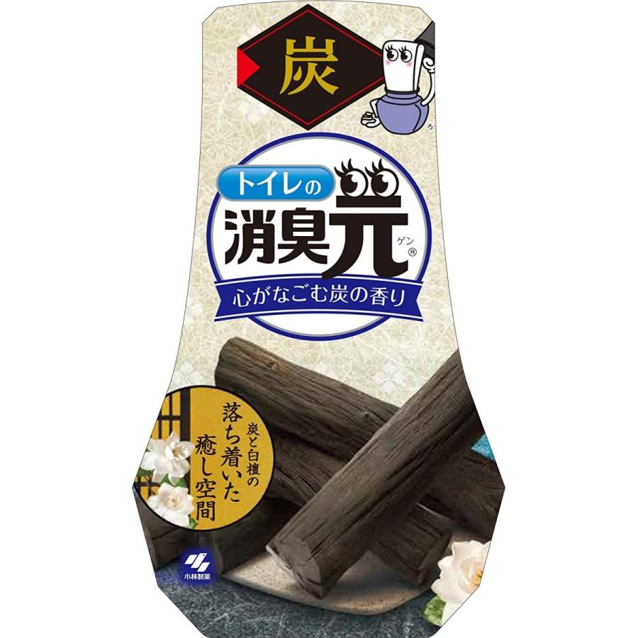 小林製薬 トイレの消臭元 心がなごむ炭の香り 400ML 「炭」の和風