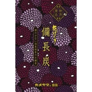 カメヤマ 花げしき 備長炭 徳用大型240g 長さ:約13.5cm 燃焼時間約25分 ×10点セット (まとめ買い価格!)