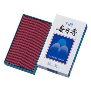 日本香堂 白檀 毎日香 バラ詰 約160g 長さ：約140mm (仏事用お線香)（4902125121003） ×10点セット (まとめ買い価格！)