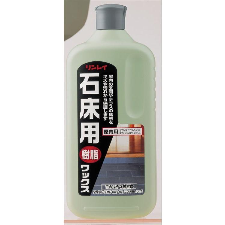 リンレイ 石床用ワックス １Ｌ×12点セット　まとめ買い特価！(4903339577211)