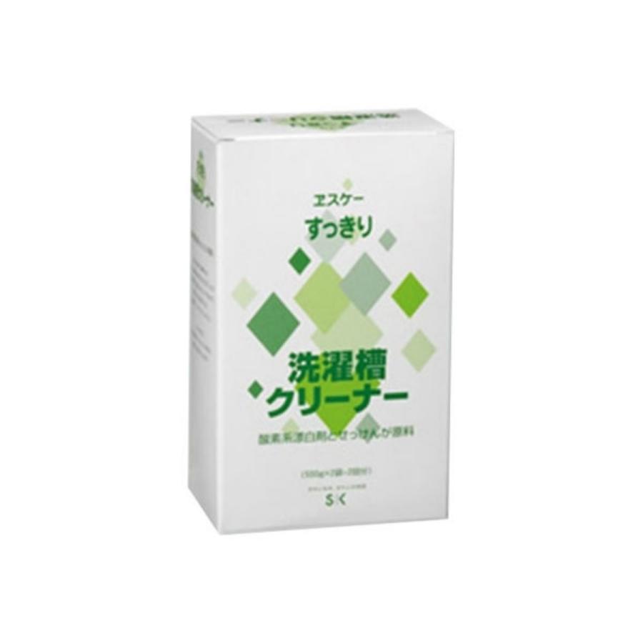 (送料無料・まとめ買い×12個セット)エスケー石鹸 すっきりシリーズ 洗濯槽 クリーナー 500g×2個入