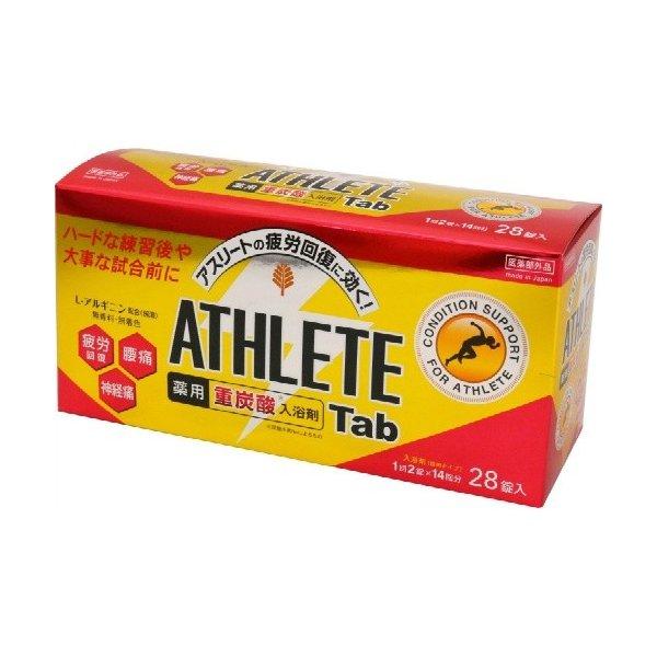 紀陽除虫菊 薬用重炭酸入浴剤 ATHLETE Tab 28錠入×12個セットの画像