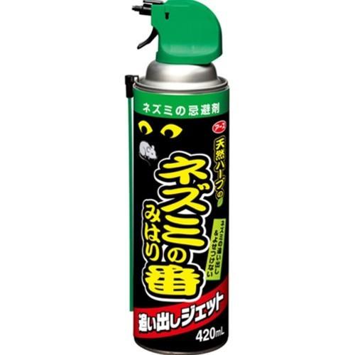 アース製薬 ネズミのみはり番 追い出しジェット 420ml 強力10m噴射×20点セット (まとめ買い価格！)の画像