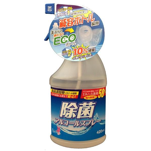 友和 除菌アルコールスプレー減容本体４２０ＭＬ×24点セット　まとめ買い価格！(4516825004353)