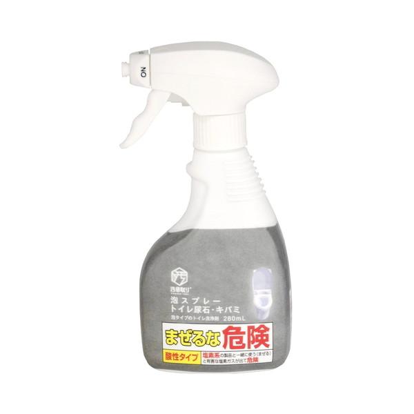 (送料無料・まとめ買い×30個セット)トーヤク 汚0取り 泡スプレー トイレ尿石・キバミ 280mL 陶器製トイレ用洗浄剤の画像