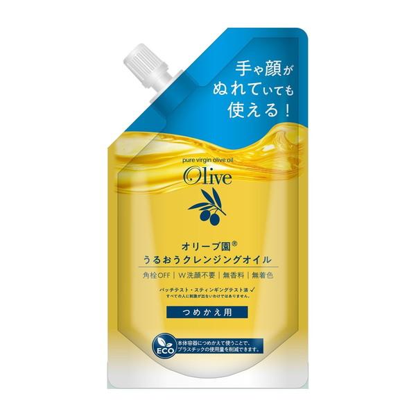 (送料無料・まとめ買い×36個セット)黒ばら本舗 オリーブ園 うるおう クレンジングオイル つめかえ用 170mL_1