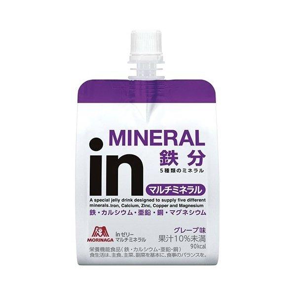 森永 inゼリー マルチミネラル グレープ味 180g ×36個セットの画像