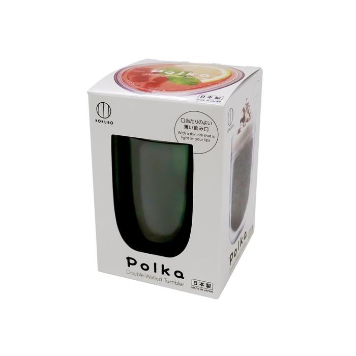 (送料無料・まとめ買い×36個セット)小久保工業所 KOKUBO Polka グラス グリーン タンブラーの画像