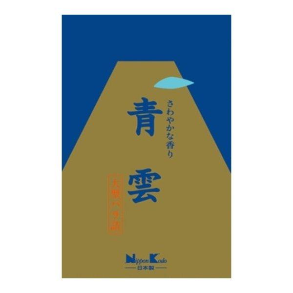 (送料無料・まとめ買い×40個セット)日本香堂 青雲 大型バラ詰 205g 線香の画像