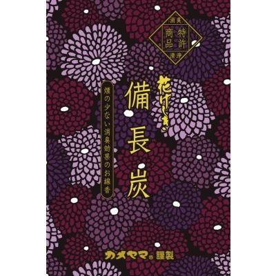 カメヤマ 花げしき 備長炭 徳用大型２４０ｇ×40点セット  (煙の少ない仏事用お線香) (まとめ買い価格！)　