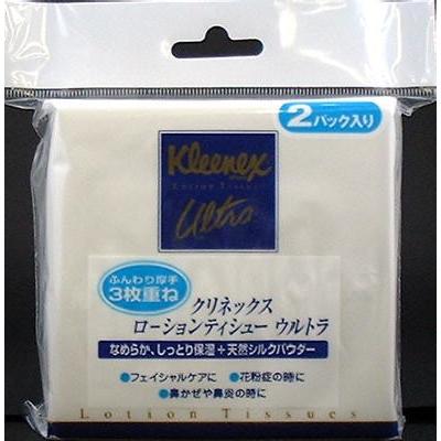 日本製紙クレシア　クリネックスティシュー ウルトラポケットサイズ 2P 45枚×2パック×60点セット　まとめ買い価格！(490