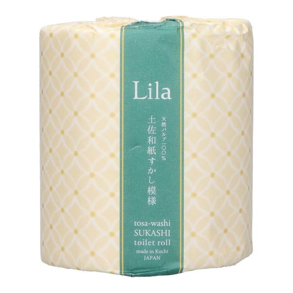 (送料無料・まとめ買い×60個セット)ハヤシ商事 リラ トイレットロール 60m シングル ●柄は選べませんの画像