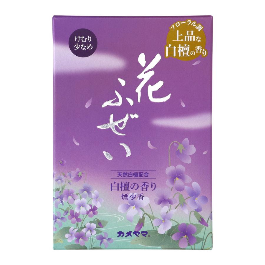 カメヤマ 花ふぜい 紫 煙少香 徳用大型  約220g（線香・アロマ香）×60点セット (まとめ買い価格！)の画像