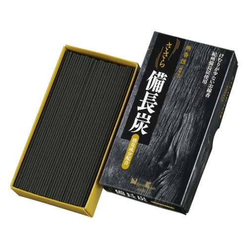 日本香堂　ささら 備長炭 無香性 バラ詰×60点セット　まとめ買い価格！(4902125263987)