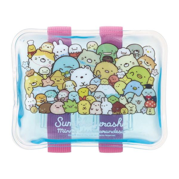 (送料無料・まとめ買い×72個セット)スケーター ベルト付き 保冷剤 すみっコぐらし あつまるんです CLBB1 ランチベルト_1
