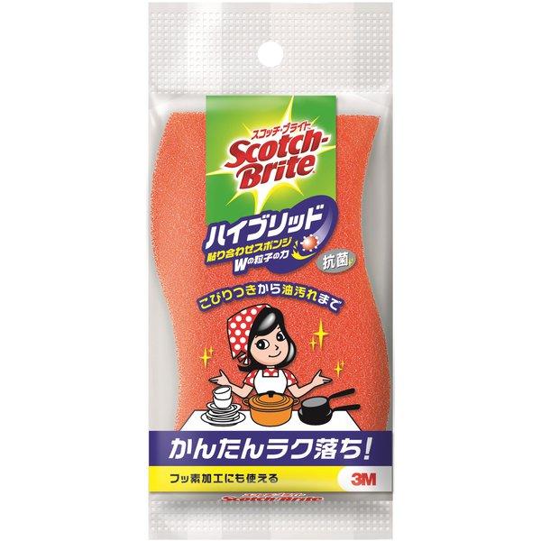3M スコッチ・ブライト ハイブリッド HB-21KE-H （4547452321940）×120点セット　まとめ買い価格！