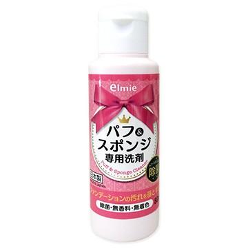 (送料無料・まとめ買い×160個セット)コーセー エルミー パフ\u0026スポンジ 専用洗剤 80ml 1個