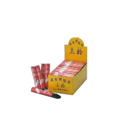 (送料無料・まとめ買い×160個セット)カメヤマ 三鈴 太巻 60g 1個
