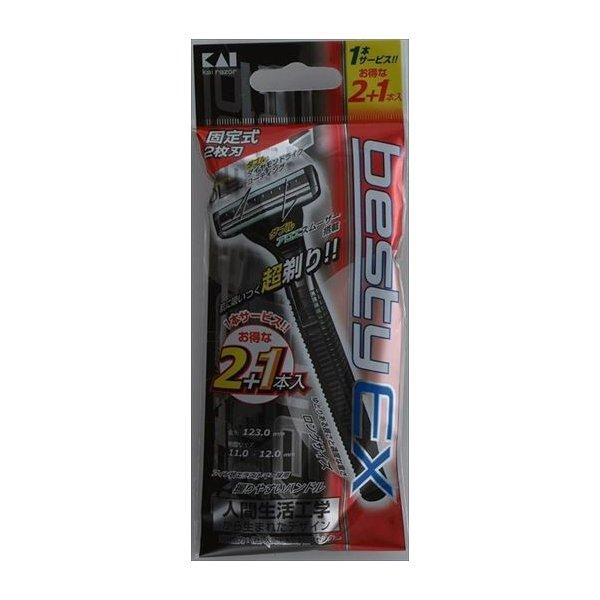 貝印 beste EX（ベスティーEX） 固定 2＋1 ×200個セットの画像