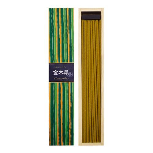 40本入 金木犀 アロマグッズ 香立付 燃焼時間 約25分 甘く華やかな金木犀 きんもくせい のフルーティフローラルな香り 2点 日本香堂 かゆらぎ 金木犀