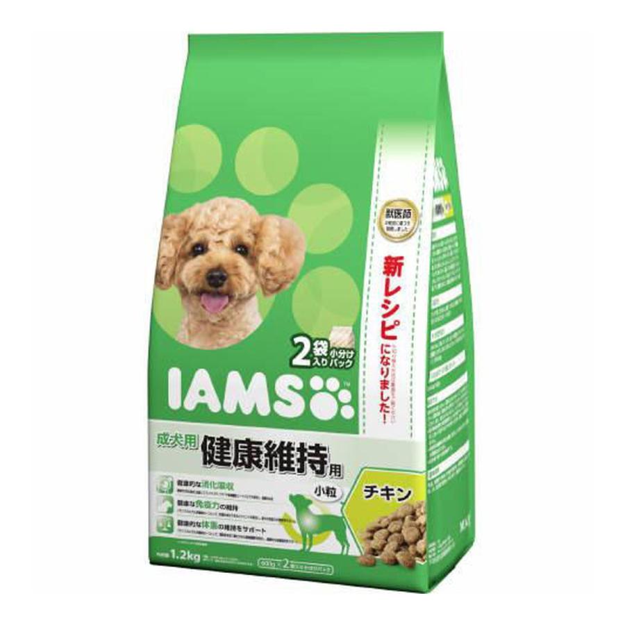 【送料無料】マースジャパン アイムス 成犬用 健康維持用 チキン 小粒1.2kg 1個｜atlife