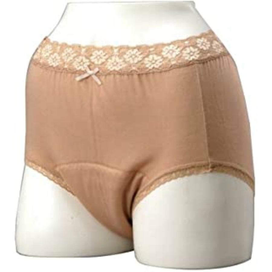 驚きの値段 おむつ パンツ 女性用 パンツ 尿ケア 失禁ショーツ 介護用品 軽失禁対策 送料無料 ニシキ 安心レースショーツ50 ソフトモカ L 安心ショーツ 1個 Www Threeriversofs Com
