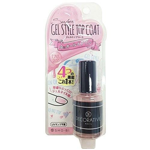 407円 最大79 Offクーポン Sho Bi デコラティブネイルジェル スタイルトップコート ピンク 10ml 1個