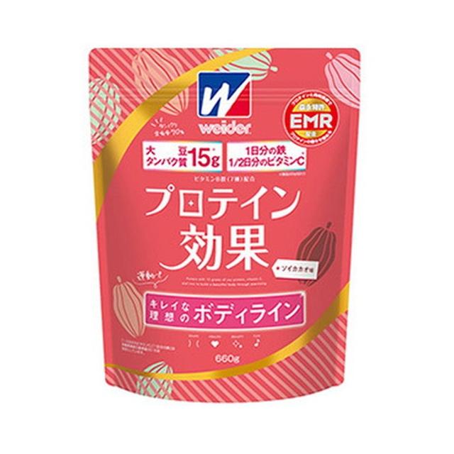 (送料無料・まとめ買い×8個セット)森永製菓 ウイダー Weider プロテイン効果 ソイカカオ味 660gの画像