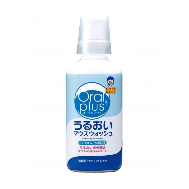 (送料無料・まとめ買い×12個セット)アサヒグループ食品 オーラルプラス うるおいマウスウォッシュ アクアミント 250mlの画像