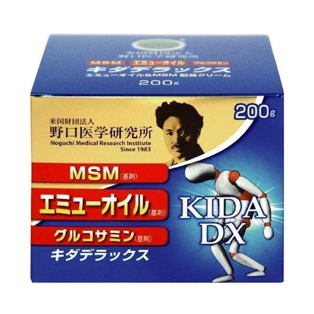 (送料無料・まとめ買い×24個セット)野口医学研究所 キダデラックス 200g エミューオイルMSM配合クリームの画像