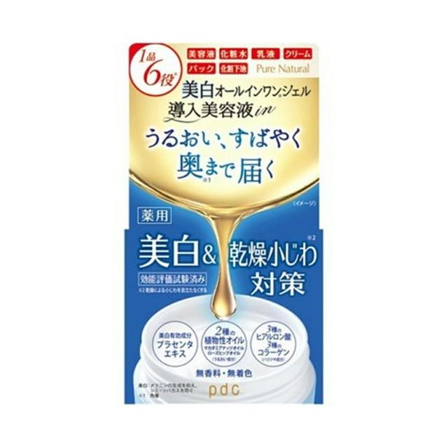 (送料無料・まとめ買い×36個セット)pdc ピュアナチュラル 薬用 オイルジェル ホワイト 100gの画像