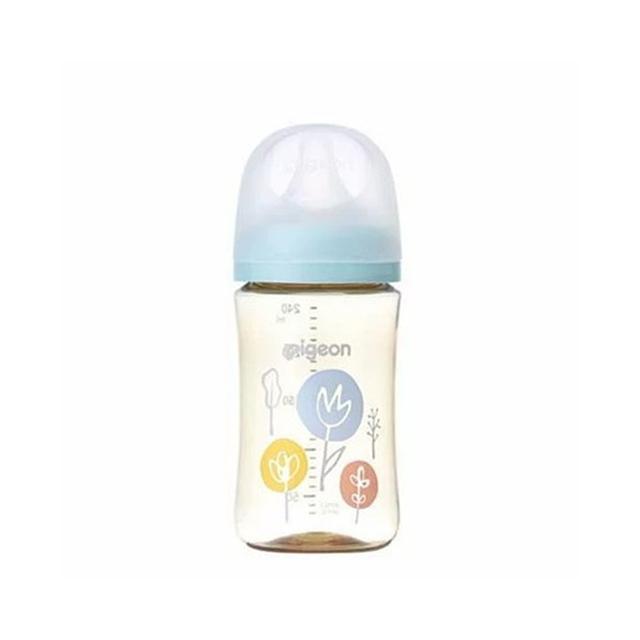 (送料無料・まとめ買い×40個セット)ピジョン 母乳実感 哺乳びん プラスチック Flower 240ml_1