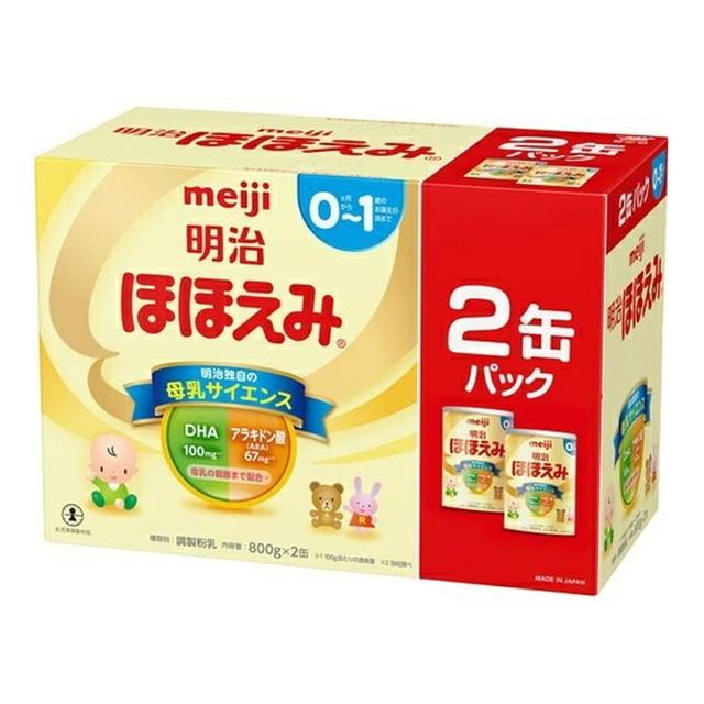送料無料・まとめ買い×120個セット】 明治 ほほえみ 800g×2缶パック 