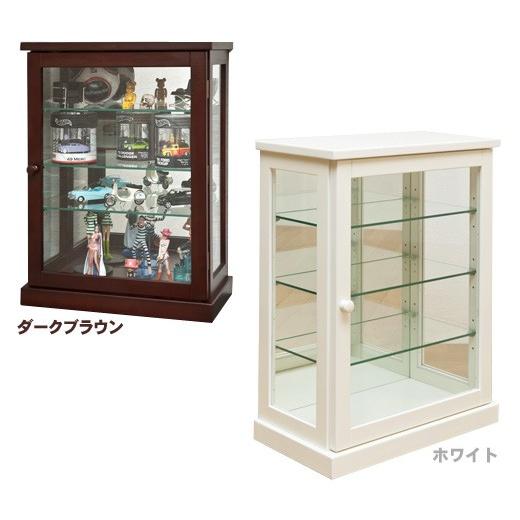 ガラス天板 木製チェスト 引き出し 収納 キャビネット コレクションケース キャビネット チェスト 4段 木製 おしゃれ オーク 突板 ガラス天