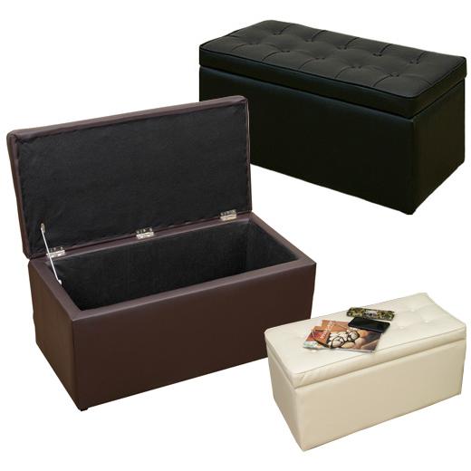 スツール ベンチ 収納 チェア 椅子 2人掛け 収納ボックス リビング