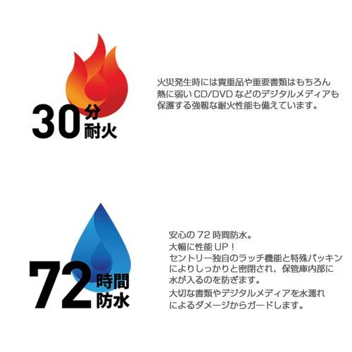 金庫 ポータブル 耐火 防水 金庫 手提げ金庫 保管庫 A4 収納  セントリー 家庭用 オフィス sentry cwシリーズ｜atmack｜05