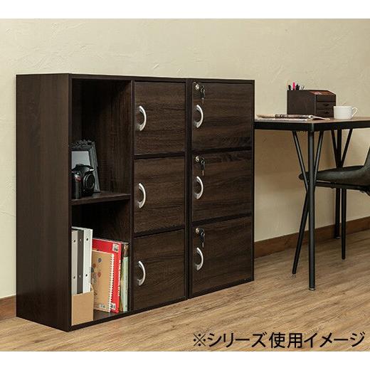 鍵付き キャビネット 3段 4段 全段 別ロック 木製チェスト 収納 鍵付き キャビネット 3段 4段 全段 別ロック 木製チェスト 収納