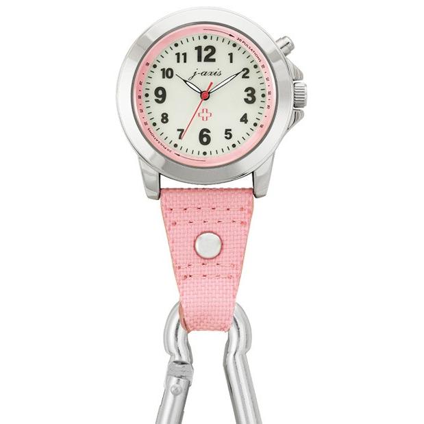 ナースウォッチ バックライト カラビナ ウォッチ ELライト フックウォッチ 男女兼用 (NM) | ポケットウオッチ | 01