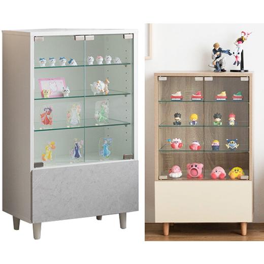 コレクションボックス 引出し付き ディスプレイラック キャビネット