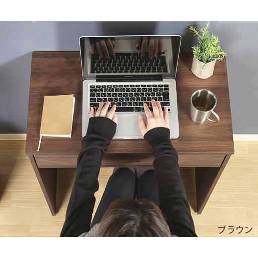収納 引き出し デスク 70×40 シンプル スリム 勉強机 机 作業台 幅70cm
