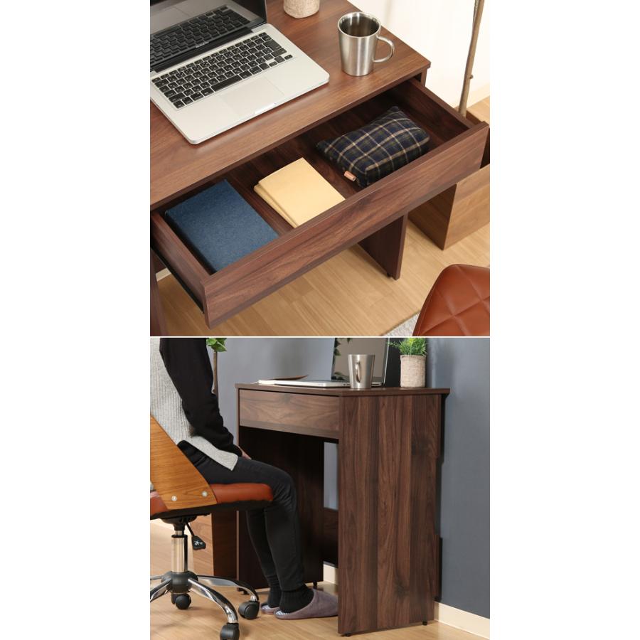 収納 引き出し デスク 70×40 シンプル スリム 勉強机 机 作業台 幅70cm