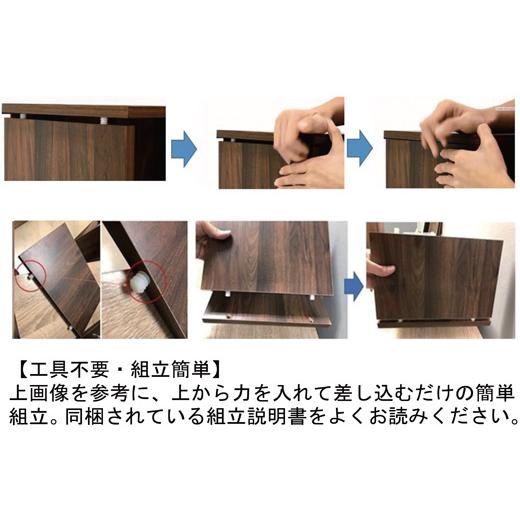 収納 引き出し デスク 110×40 片袖デスク スリム サイドラック 机 作業台 幅110cm ブラウン グレー ラック付 北欧 |  | 05