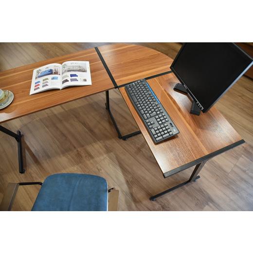 L字型 L型 デスク パソコンデスク 作業台 学習机 リビング ナチュラル