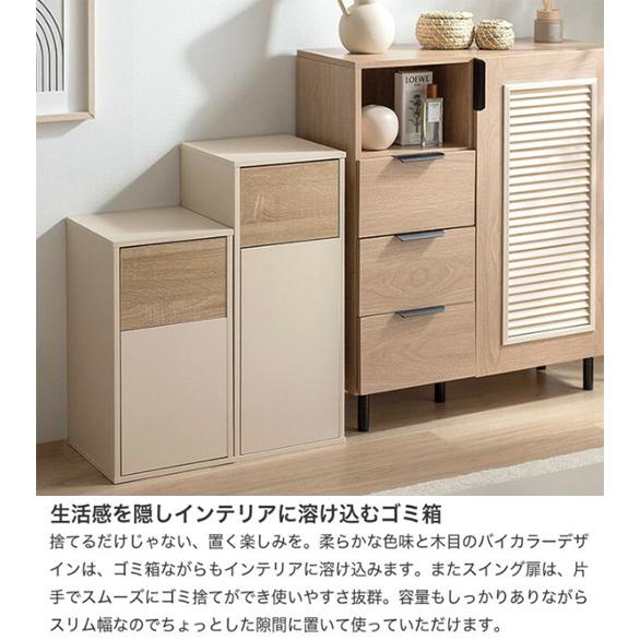 ゴミ箱 45リットル チェスト キャスター付き 分別 スリム おしゃれ