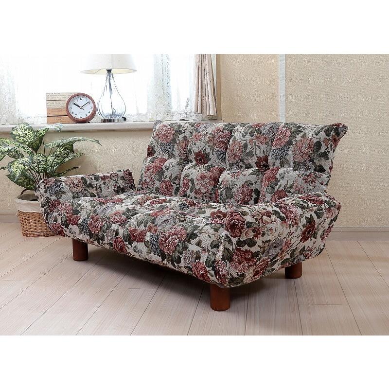 シンプルカウチソファ　TAN-862（ローソファー リクライニング カフェ かわいい 家具 レトロ モダン シンプル リビング） | 