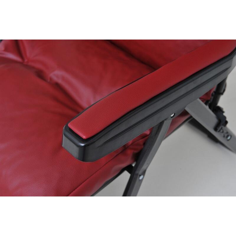 折りたたみ式フットレスト付きリクライニングチェア　レザー調(TAN-668)(椅子 リクライニングイス リラックスチェア パーソナルチェアー)｜atmark｜08
