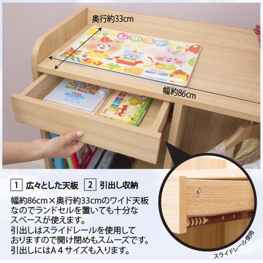 ランドセルラック(XU-10)(北海道・沖縄・離島不可)(キッズ家具、ランドセルラック、収納家具、ラック、棚)の画像