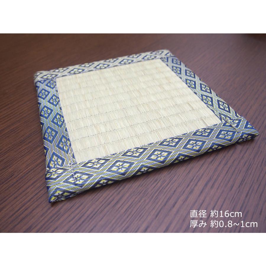 い草 座卓敷き 約16×16cm／4枚組(花瓶敷き テーブル敷き ベッド敷き ソファ敷き 敷物) : アット・マーク - 通販 - Yahoo ...