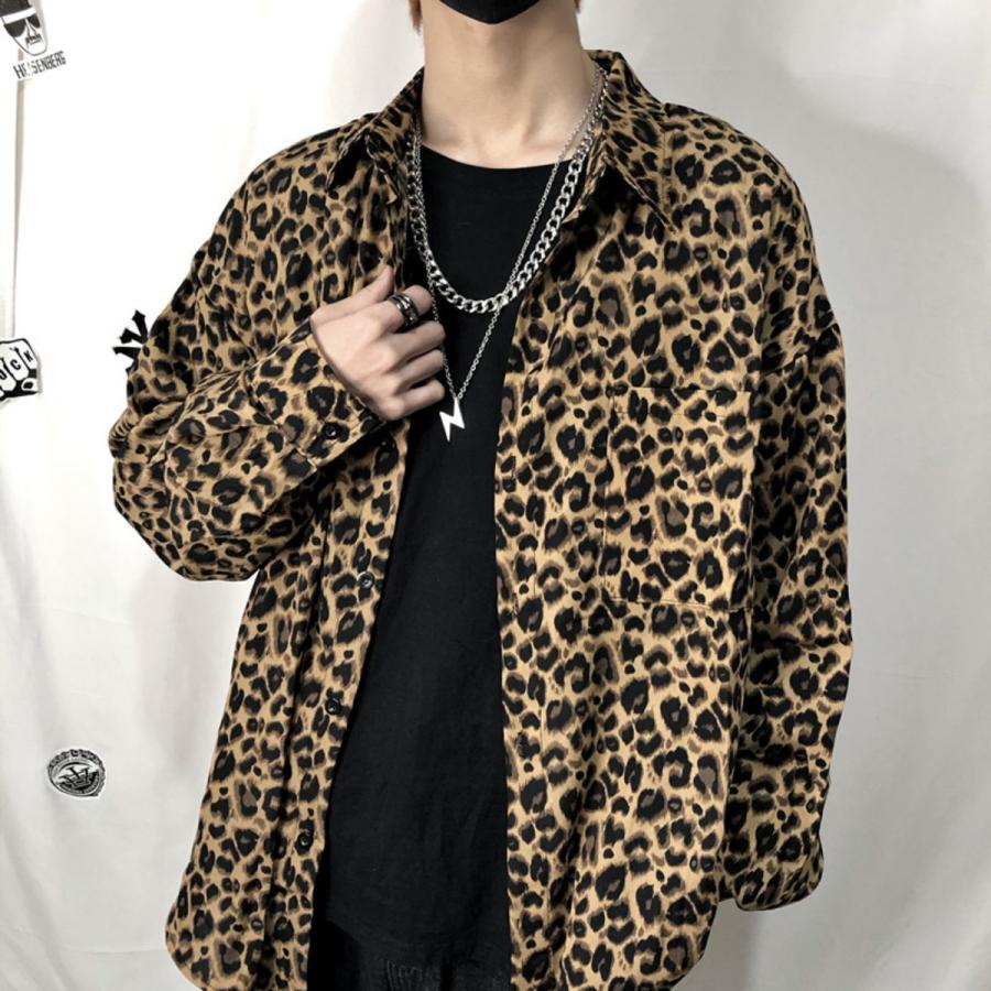 ヒョウ柄シャツ テロテロシャツ メンズ レディース ユニセックス ビッグシャツ Belle M Rvelous 通販 Yahoo ショッピング
